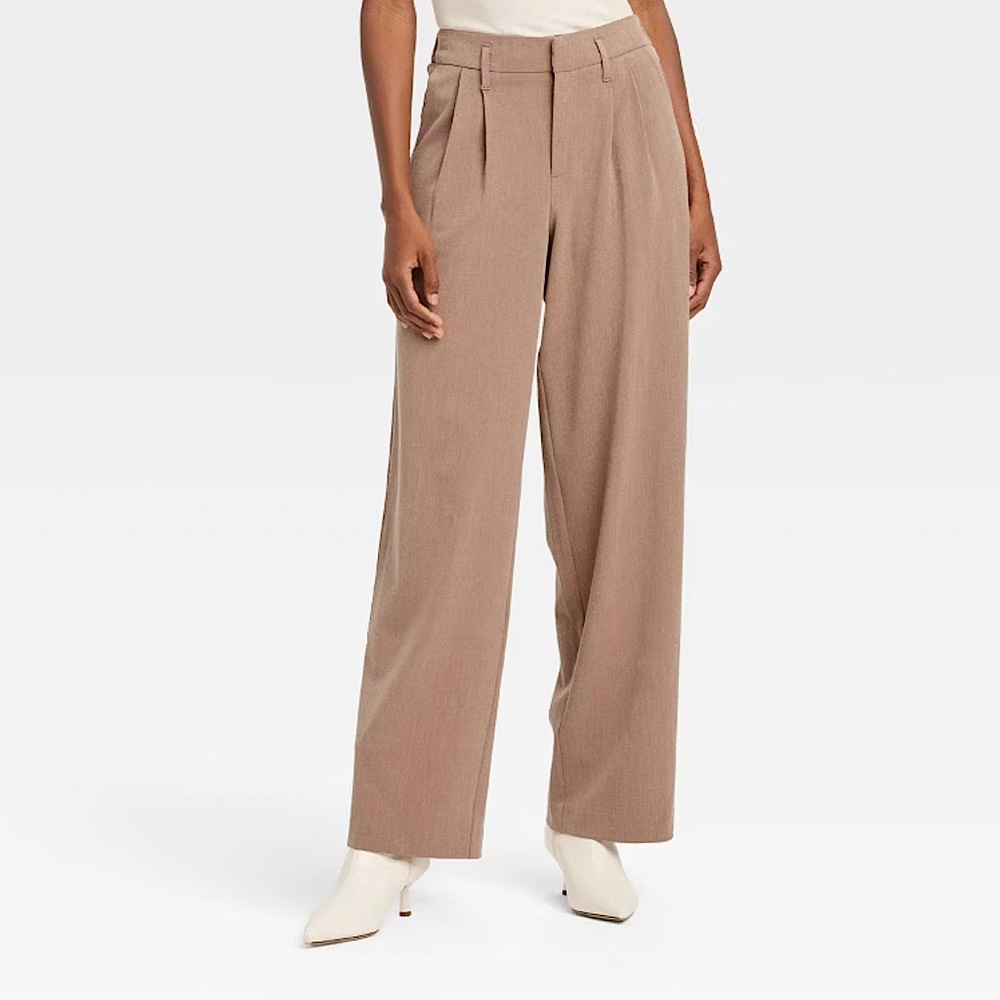 NWOT A New Day Women's High Rise Straight Leg Trousers